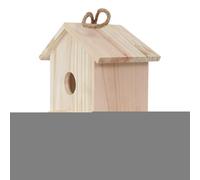 Nichoir à oiseaux en bois avec fenêtre transparente avec ventouse, doux pour arbre, décoration de cour, paradis naturel pour arbre, balcon, jardin, patio
