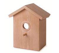 Nichoir à oiseaux en bois brut à peindre, nichoir en bois à suspendre, nichoir pour oiseaux pour l'extérieur petits oiseaux à observer