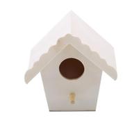 Nichoir à Oiseaux en Bois Maison en Bois for Colibri avec Corde Suspendue, décoration de Jardinage, Petit nid Chaud for Oiseau, Types Bricolage, Montage Mural(Color 3)