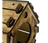 Nichoir à Oiseaux en Bois - Nichoir en Bois Suspendable | Habitat pour Merlebleus Et Moineaux - pour Merles Bleus Moineaux et Mésanges dans l'Extérieur Jardin Cour Patio Porche et Les Arbres