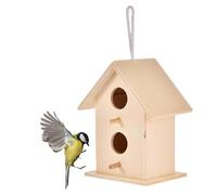 Nichoir À Oiseaux en Bois, Nichoirs Oiseauxs pour Extérieur, Nichoirs À Sauvages, Nichoirs À Oiseaux en Bois pour Résistant Aux Intempéries, Nichoir Mésange pour Bleue Suspendre