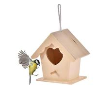 Nichoir À Oiseaux en Bois, Nichoirs Oiseauxs pour Extérieur, Nichoirs À Sauvages, Nichoirs À Oiseaux en Bois pour Résistant Aux Intempéries, Nichoir Mésange pour Bleue Suspendre