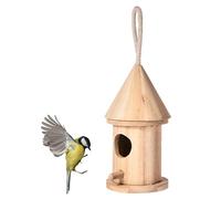 Nichoir À Oiseaux en Bois, Nichoirs Oiseauxs pour Extérieur, Nichoirs À Sauvages, Nichoirs À Oiseaux en Bois pour Résistant Aux Intempéries, Nichoir Mésange pour Bleue Suspendre