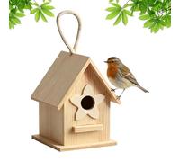 Nichoir à oiseaux en bois résistant aux intempéries pour aras, moineaux, perruches, conures, calopsittes, pinsons, jardin, cour, balcon