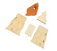 Nichoir à Oiseaux en Planches de Bois, Montage Facile, Nichoir en Bois Beau et Pratique pour Jardin Extérieur