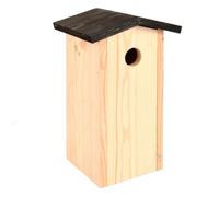 Nichoir à oiseaux - Esschert Design - Mésange charbonnière - Bois de pin - Toit noir - Petit animal