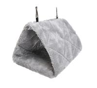 Nichoir à oiseaux - Hamac à oiseaux au design triangulaire chaud - Accessoire de cage pour perroquets, perruches, perruches, calopsittes, inséparables et cacatoès