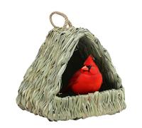 Nichoir à oiseaux - Herbe tressée - Nid de perruche - Pour perruches, calopsittes, canaris