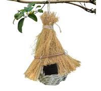 Nichoir À Oiseaux Pour Cage,Tissé Main Rustique Et Respirant | Décoration Nid d'Oiseau Accessoires de Cage,pour Colibri Calopsitte Canari Moineau Perruche Jardin Patio Balcon Cour Pelouse Intérieur Ma