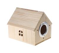 Nichoir à oiseaux pour perruches - Maison à suspendre pour cage pour perruches calopsittes conures perroquets - Bois d'élevage pour accouplement du bois à peindre pour l'extérieur