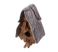 Nichoir à Oiseaux Suspendu Résine Synthétique Décoration de Jardin Refuge Naturel pour Petits Oiseaux de Nidification à Accrocher Votre Cour