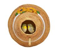 Nichoir aux oiseaux Maisonnette De Jardin En Forme De Chapeau De Paille