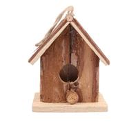 Nichoir de Jardin en Bois, Double Pente, pour Petits Oiseaux | Usage Jardin ou Espace de Vie, Style Créatif et Vif, Sûr pour L’habitat, Attire les Oiseaux Couleur Aléatoire