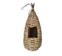 Nichoir de Jardin pour Oiseaux - Hirondelles - Nid d'herbe - Tissé à la Main - pour l'extérieur