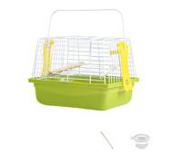 Nichoir d'extérieur compact avec poignée de transport et revêtement antirouille pour perroquets