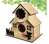 Nichoir d'extérieur en Bois Abri Résistant Aux Intempéries À Multiples