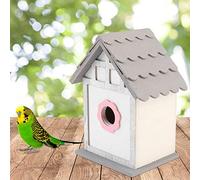 Nichoir d'extérieur en Bois, Maison d'élevage d'oiseaux, Boîte d'hirondelle de Nidification, Cage de Décoration de Jardin
