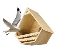 Nichoir d'extérieur en bois pour pinsons, pinsons, oiseaux sauvages | pour merle bleu, pinson, moineau, hirondelle, mésange, pigeon, colibri, extérieur, porche, patio, cour