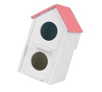 Nichoir d'extérieur en forme de colibri à 2 niveaux pour petits oiseaux, nichoir en bois pour enfants, nichoirs en bois pour l'extérieur, taille S et L