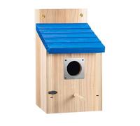 Nichoir d'extérieur pour Oiseaux - Abri ventilé pour pinsons avec Couvercle de Protection en métal, nichoirs en Bois pour la Protection des œufs, Observation de la terrasse du Jardin, boîte d'habitat
