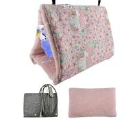 Nichoir d'hiver pour cage - Nid chaud pour perroquet - Nid d'oiseau doublé de luxe | Calopsitte moyenne avec coussin chauffant USB possible anti-perturbation