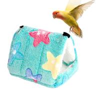 Nichoir d'hiver pour oiseaux - Hamac chaud, abri, nid doux pour petits animaux, paradis en peluche, refuge douillet pour inséparables | Cachette isolée à suspendre pour animal domestique pour le