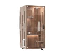 Nichoir d'intérieur en bois massif double couche pour chat pour une vie confortable