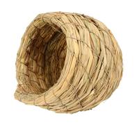 Nichoir d'oiseau naturel tissé à la main pour oiseaux en plein air confortable lieu de repos pour animaux domestiques paradis perroquets moineaux amateurs de nichoir rustique