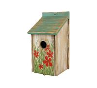Nichoir en bois 15 x 28 cm, oiseaux grandes mésanges - - TR-55850