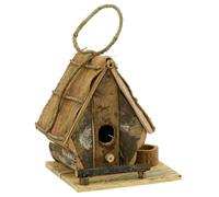 Nichoir en bois avec mangeoire à suspendre Tunga