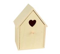 Nichoir En Bois Compartiment Amovible 7 X 6 X 10,5 Cm