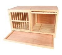 Nichoir en bois massif pour pigeons de course et de maison avec boulon de porte rotatif, 90 x 45 x 50 cm