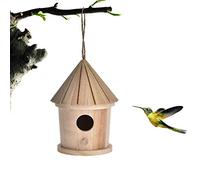 Nichoir en Bois pour Oiseaux, nichoir Naturel pour espèces de mésanges Bleues