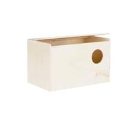 Nichoir en bois pour oiseaux petits, 21 cm, entrée ronde
