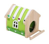 Nichoir En Forme De Maison Pour Oiseaux | Abri pour Animaux Ventilé Toutes Saisons,Maison de Nidification pour Oiseaux de Compagnie - pour le Sommeil et le Repos Merlebleu Rougegorge Perroquet Perruch
