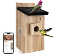 Nichoir extérieur avec caméra, nichoir intelligent, détection de mouvement, enregistrement vidéo automatique des oiseaux, prise en charge de l'application with camera)