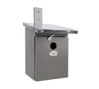 Beeztees Nichoir en Bois pour Mésange Charbonnière Gris 22 x 17,5 x 33 cm