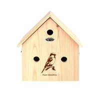 Nichoir maison - L 16,4 x l 33,3 x H 35,8 cm - Pin
