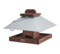 Nichoir Mangeoire pour Oiseaux 29×29 CM Oslo Bois de Pin Nourriture