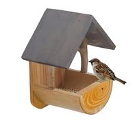 Nichoir Mangeoire,Station De Nourrissage Murale en Bois Résistante Aux Intempéries | Mangeoire pour Balcon | pour Pinsons, Colibris, Volière, Patio, Observation, Intérieur et Extérieur, Jardin