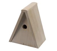 Nichoir mesange bois toit incline Duvoplus Orange 13x12x26 cm