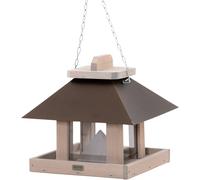 Mangeoire Luna pour Oiseaux - Dimensions : 26 x 26 x 24 cm - Pin FSC 100%