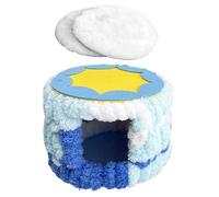 Nichoir pour cage | Cabane chaude en peluche avec coussinets, un joli lit et un accessoire de cage pour perroquets, conures et inséparables par temps froid