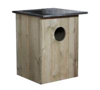 Nichoir pour chouette hulotte - Esschert Design - Bois massif - 47,5 x 47,5 x 59,7 cm