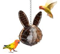 Nichoir pour colibris - Abri de jardin rechargeable - Support de cage rechargeable pour jardin arrière, patio, printemps et moineaux, rouges-gorges et