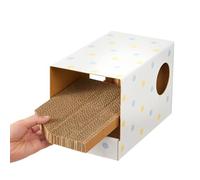 Nichoir pour oiseaux - Cachette et lieu de couchage en carton ondulé pour animaux de compagnie - Pour calopsittes - Pour pinsons, canaris, perruches inséparables