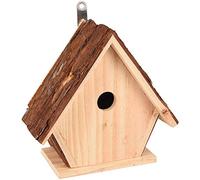 NICHOIR pour Oiseaux Gisel Bois Nature 24x12,5x24CM