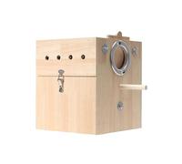 Nichoir pour perroquets - Pour usage commercial et domestique - Vue sûre et sécurisée - Petite niche pour oiseaux