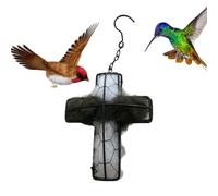 Nichoir résistant aux intempéries comme décoration de jardin - Distributeur rechargeable pour nichoirs - Pour arrière-cour, terrasse, jardin, printemps, cage, mousse, rouge-gorge