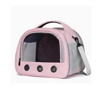 nichoir Sac de Transport for perroquets, Respirant, Portable, for l'extérieur, avec bandoulière dédiée, for Cage à Oiseaux nichoir(Pink)